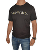 ElOutlet - Men Summer Men T-Shirt Men Round Tshirt (Superdry) - Black