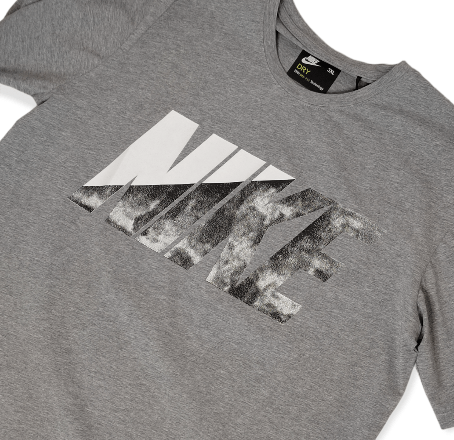 ElOutlet - Men Summer Men T-Shirt Men Tshirt - BIG SIZE - (local made) - Grey