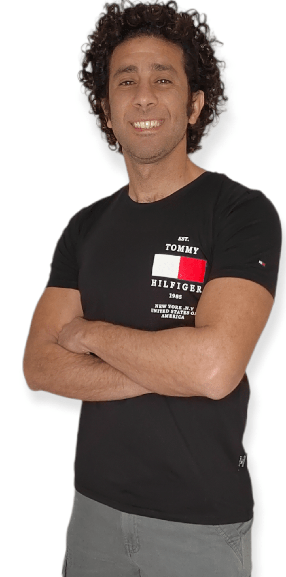ElOutlet - Men Summer Men T-Shirt Men Tshirt - TH - Black