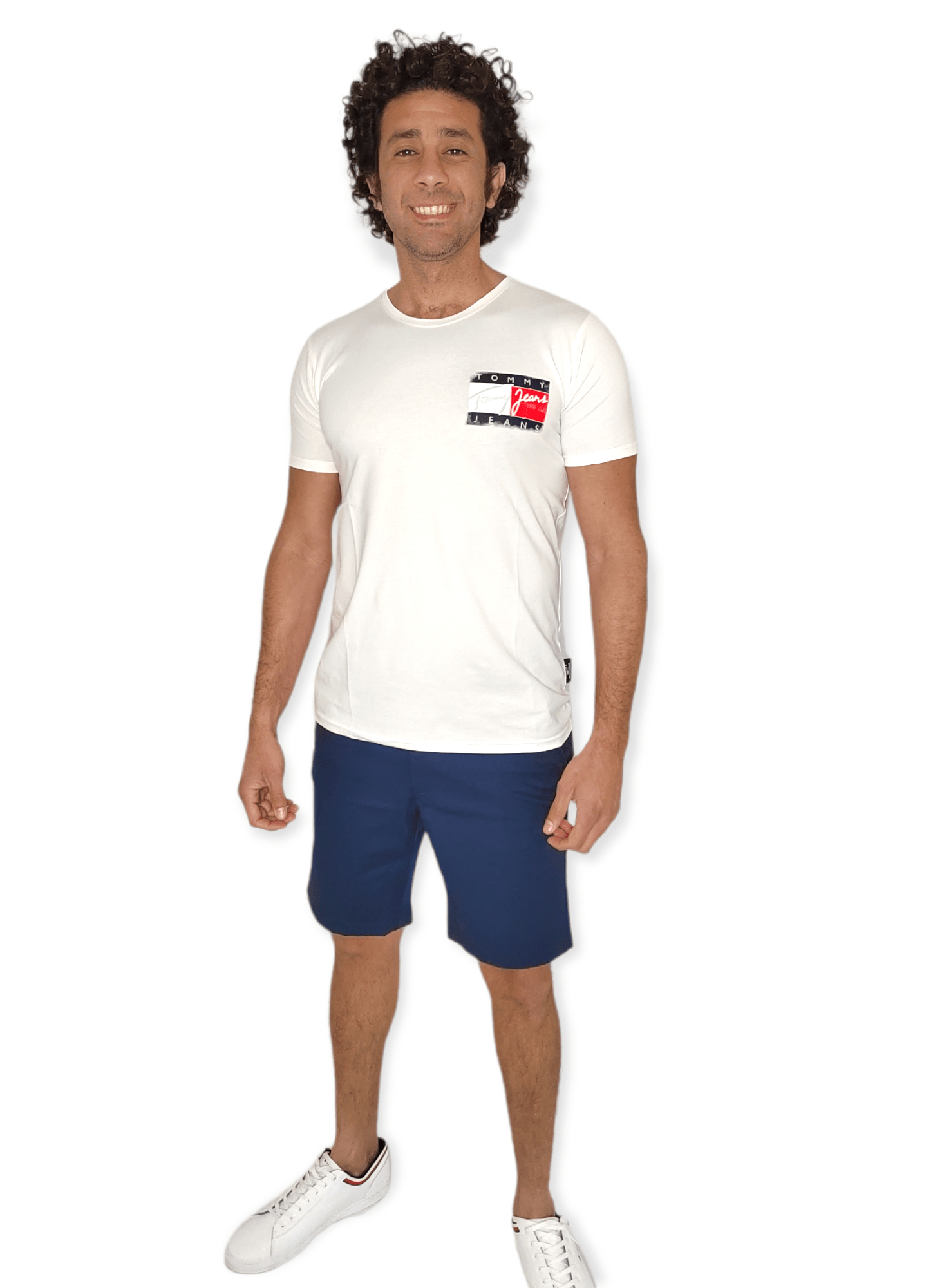 ElOutlet - Men Summer Men T-Shirt Men Tshirt - TH - White