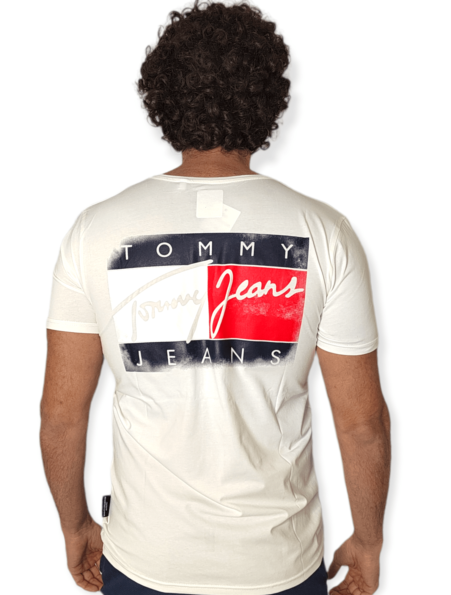 ElOutlet - Men Summer Men T-Shirt Men Tshirt - TH - White