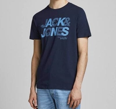 ElOutlet - Men Summer Men T-Shirt S Men J&J Round Tshirt - Dark Blue x Blue