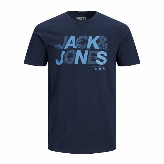 ElOutlet - Men Summer Men T-Shirt S Men J&J Round Tshirt - Dark Blue x Blue