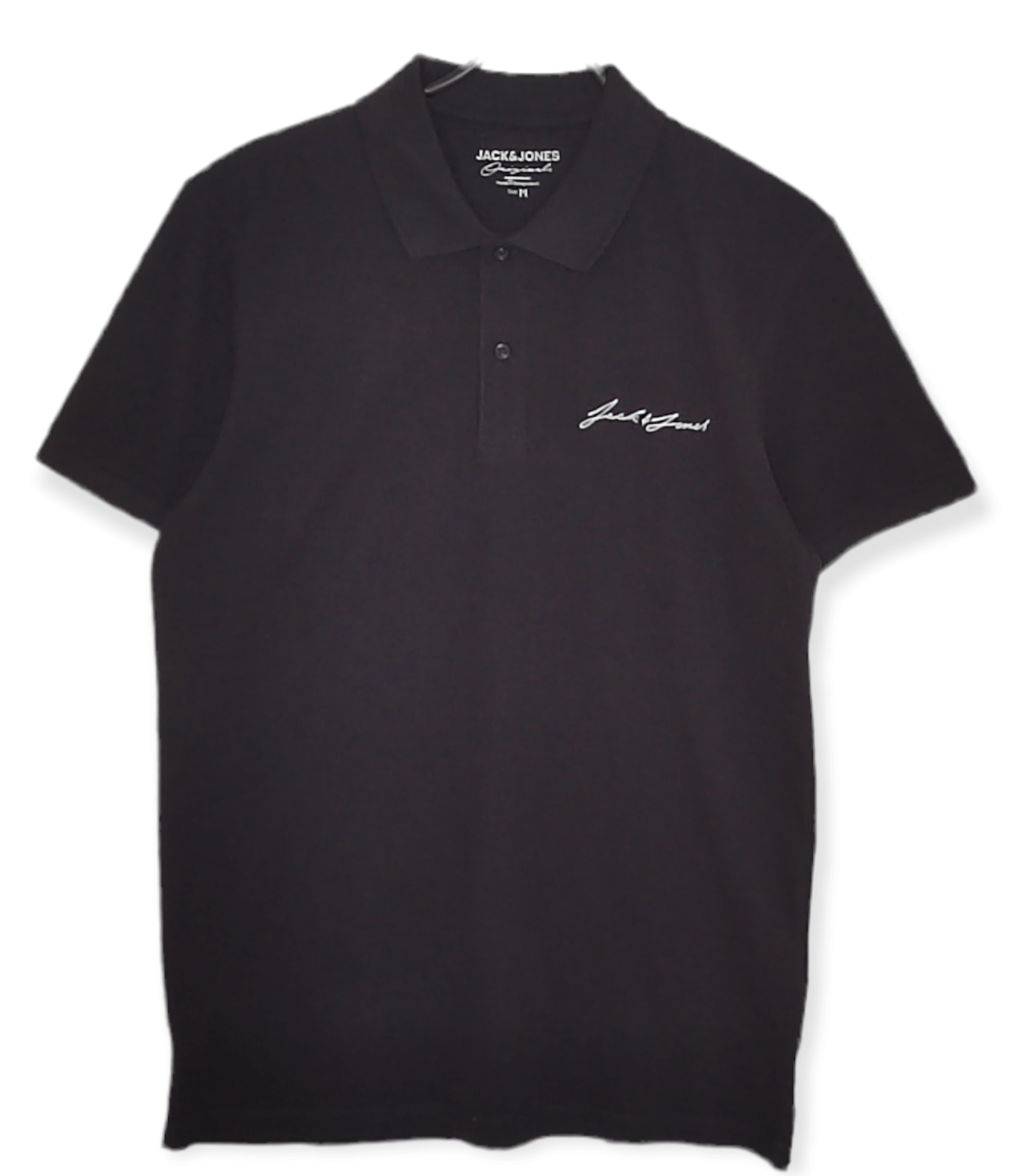 ElOutlet - Men Summer Polo Shirts JJ Polo Shirt - Black (JJ)