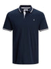 ElOutlet - Men Summer Polo Shirts JJ Polo Shirt - Dark Blue