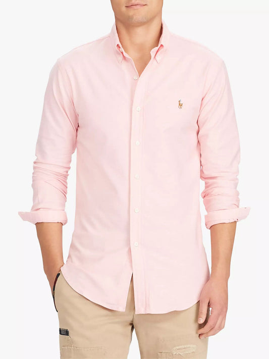 ElOutlet - Men Summer Shirts Men (local Polo) Shirt (Slim-Fit) - Pink