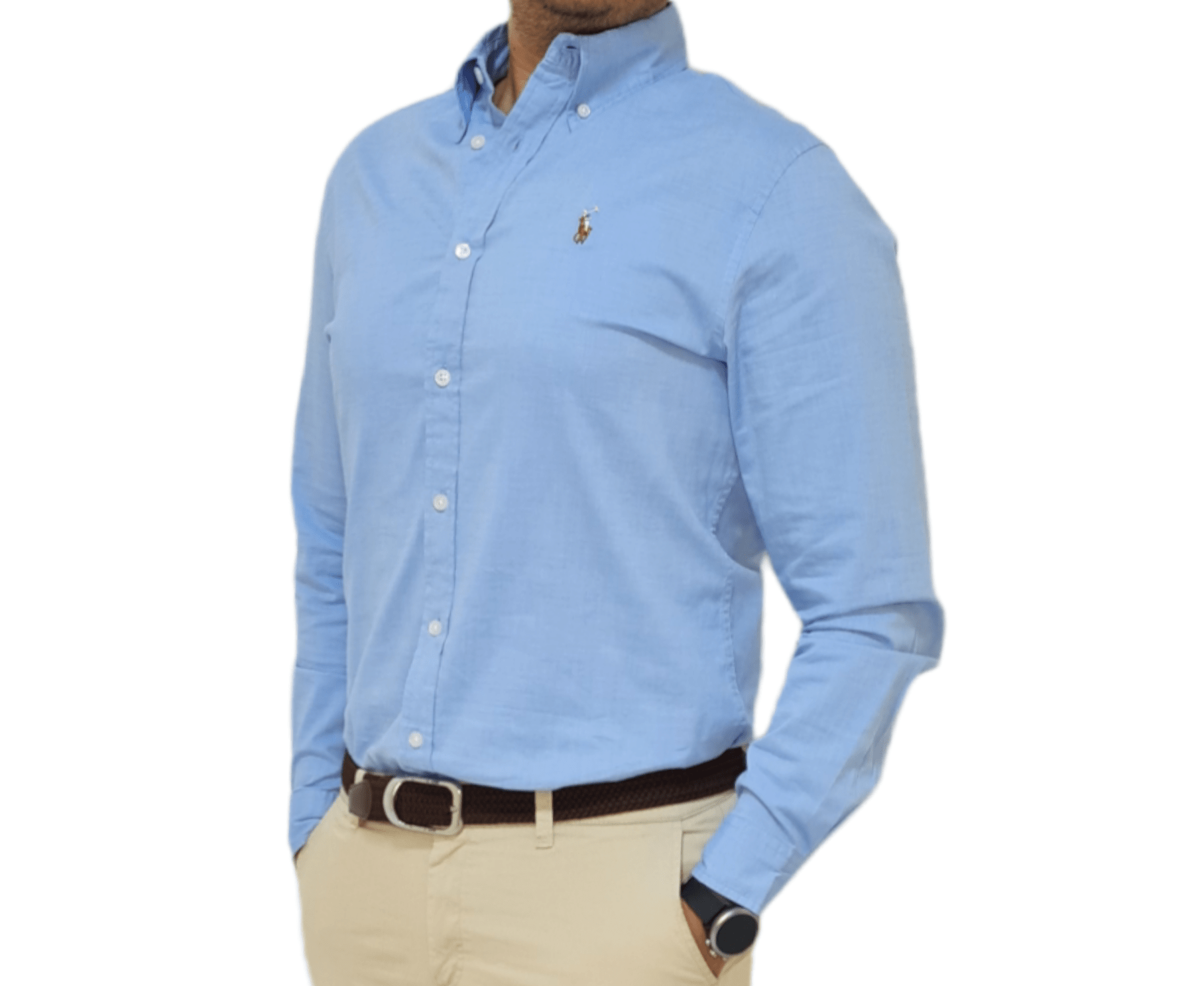 ElOutlet - Men Summer Shirts Men's Shirt - Baby Blue