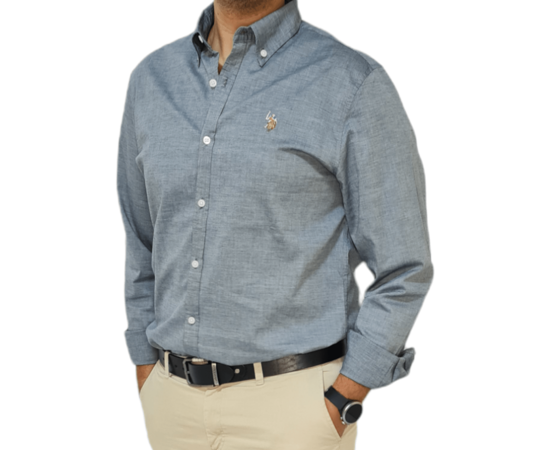 ElOutlet - Men Summer Shirts Men's Shirt - Grey
