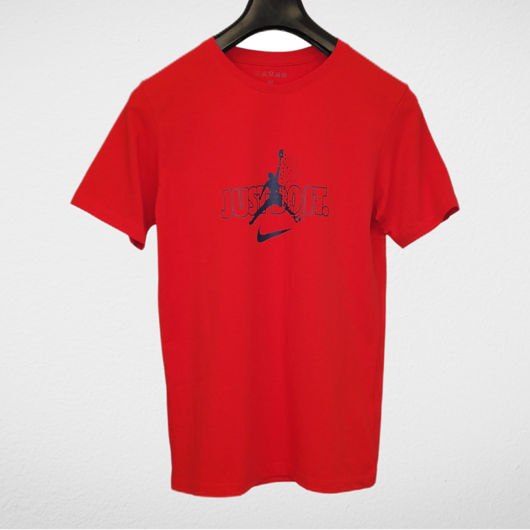 ElOutlet - Men Summer Summer Sale 23 Men Tshirt (local made Nike) - "Just Do It" - Red