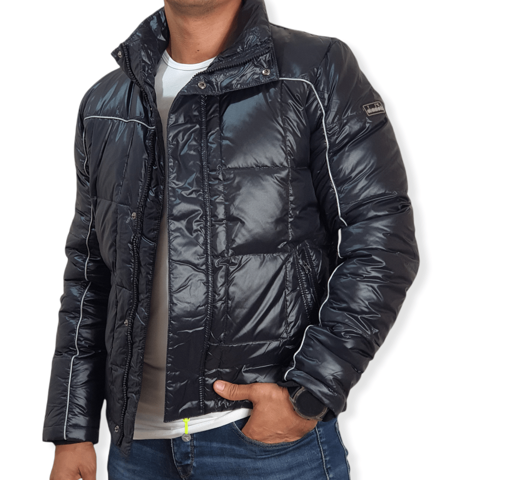 ElOutlet Men Sweaters Men's Puffer Sweater - Black
