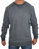ElOutlet Men Sweatshirt Diverse Round Collar Sweatshirt - Dark Grey