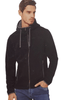 ElOutlet Men Sweatshirt FleeceShirt High-Collar - Black