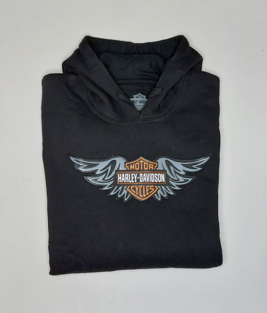 ElOutlet Men Sweatshirt Men HD Sweatshirt with Hoodie - Black