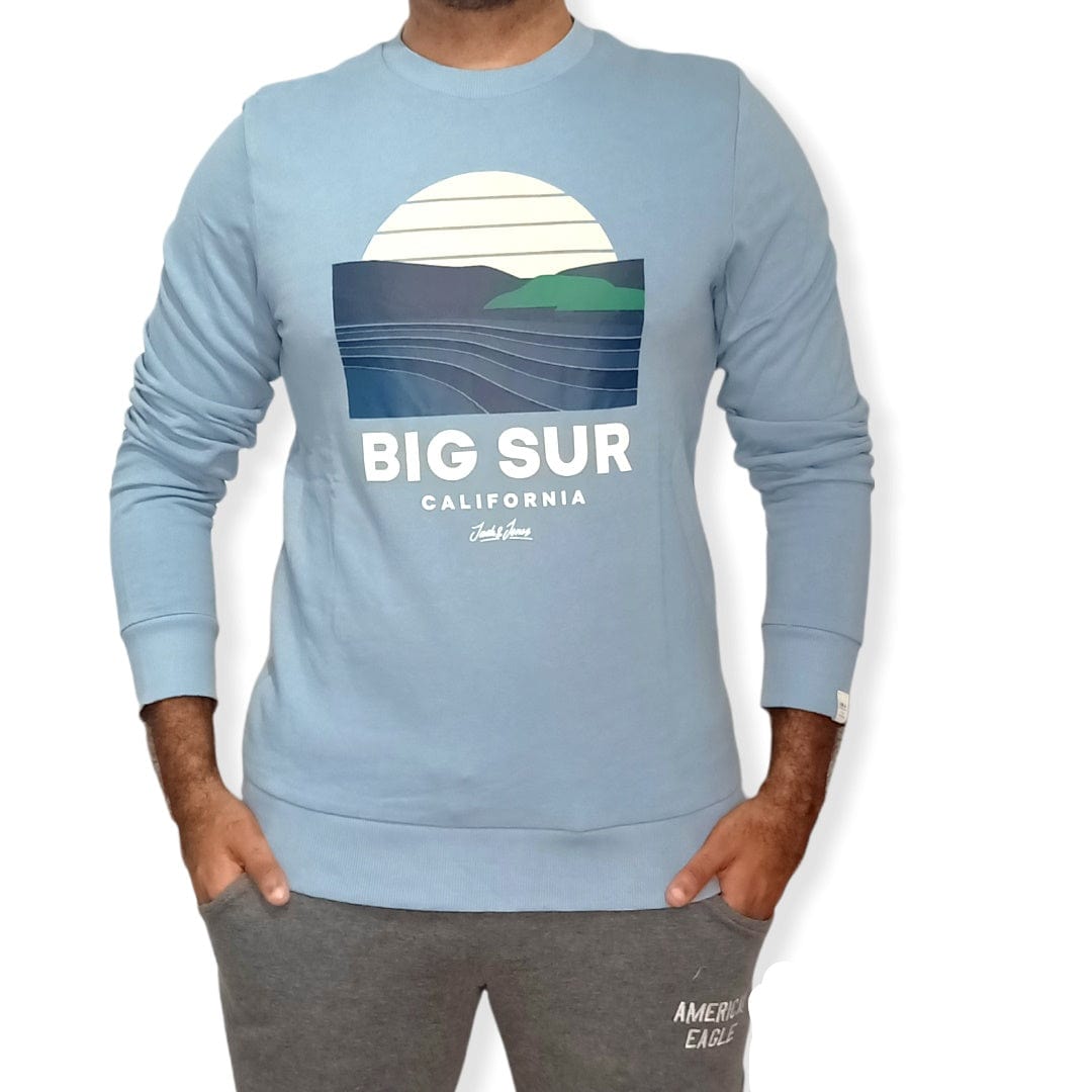 ElOutlet Men Sweatshirt Men J&J Sweatshirt - Light Blue