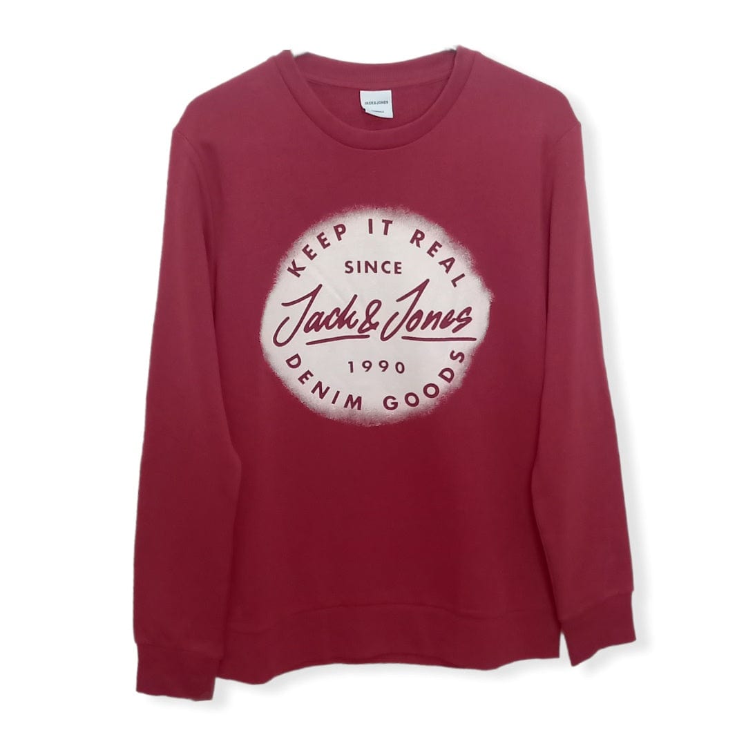 ElOutlet Men Sweatshirt S Men J&J Sweatshirt - Red