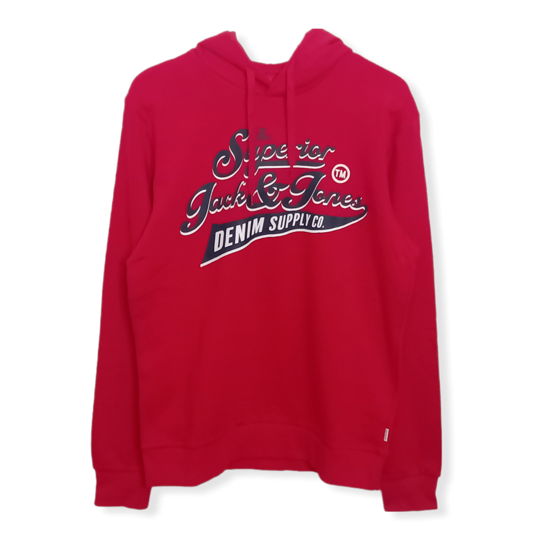 ElOutlet Men Sweatshirt S Men J&J Sweatshirt with Hoodie - Red2