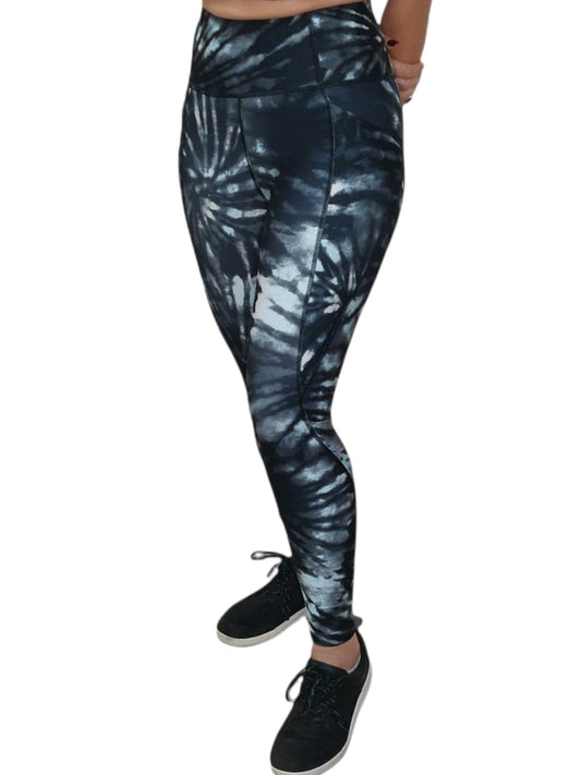 ElOutlet Pants Black Tie Dye Sports Pants