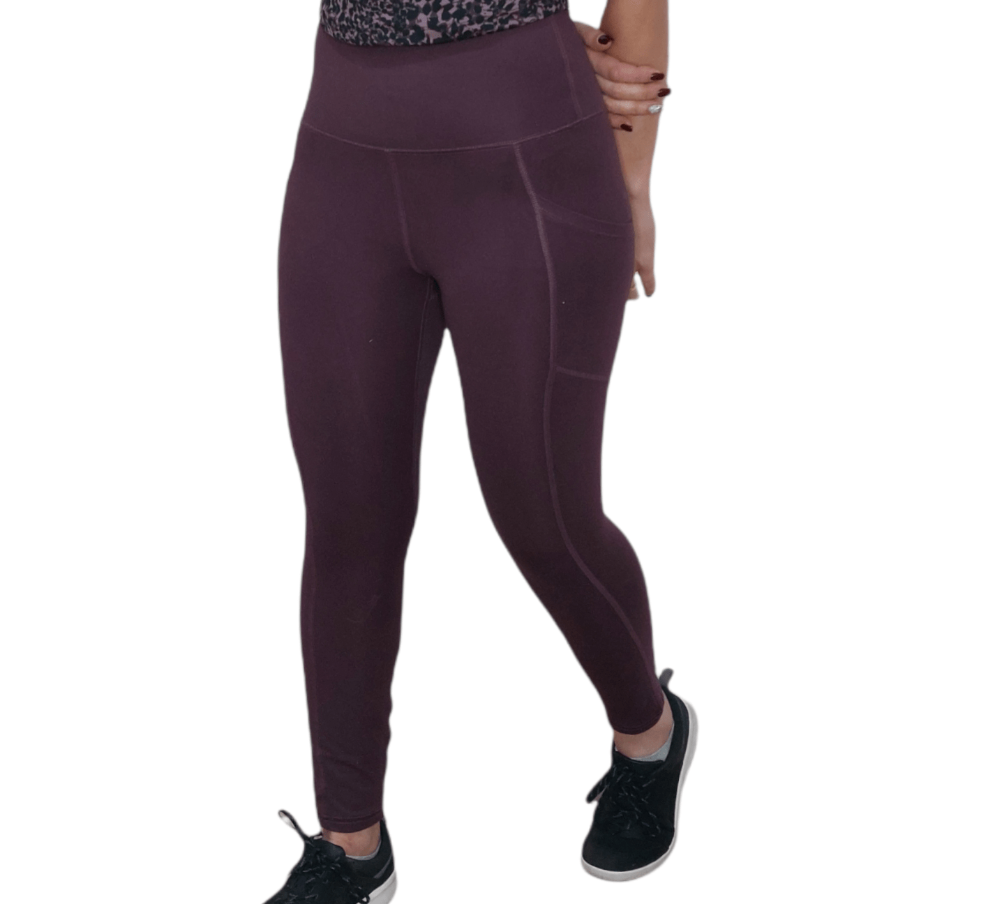 ElOutlet Pants Purple Sports Pants (with pockets)