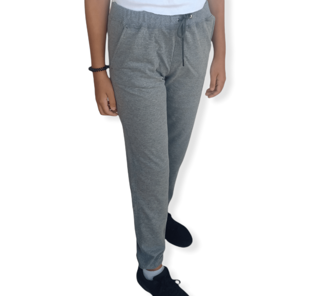ElOutlet Pants Uni-Sex Cotton Pants - Grey