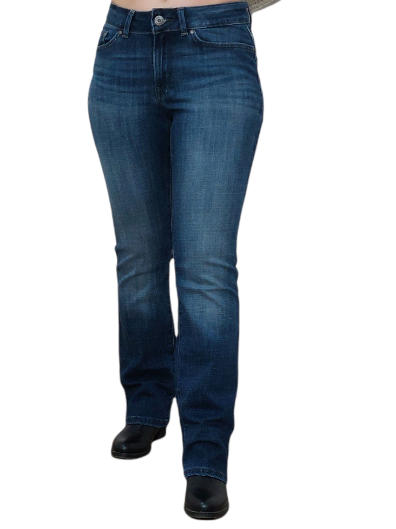 ElOutlet Pants Women Lee Jeans Pants (Boot Cut) - Dark Blue