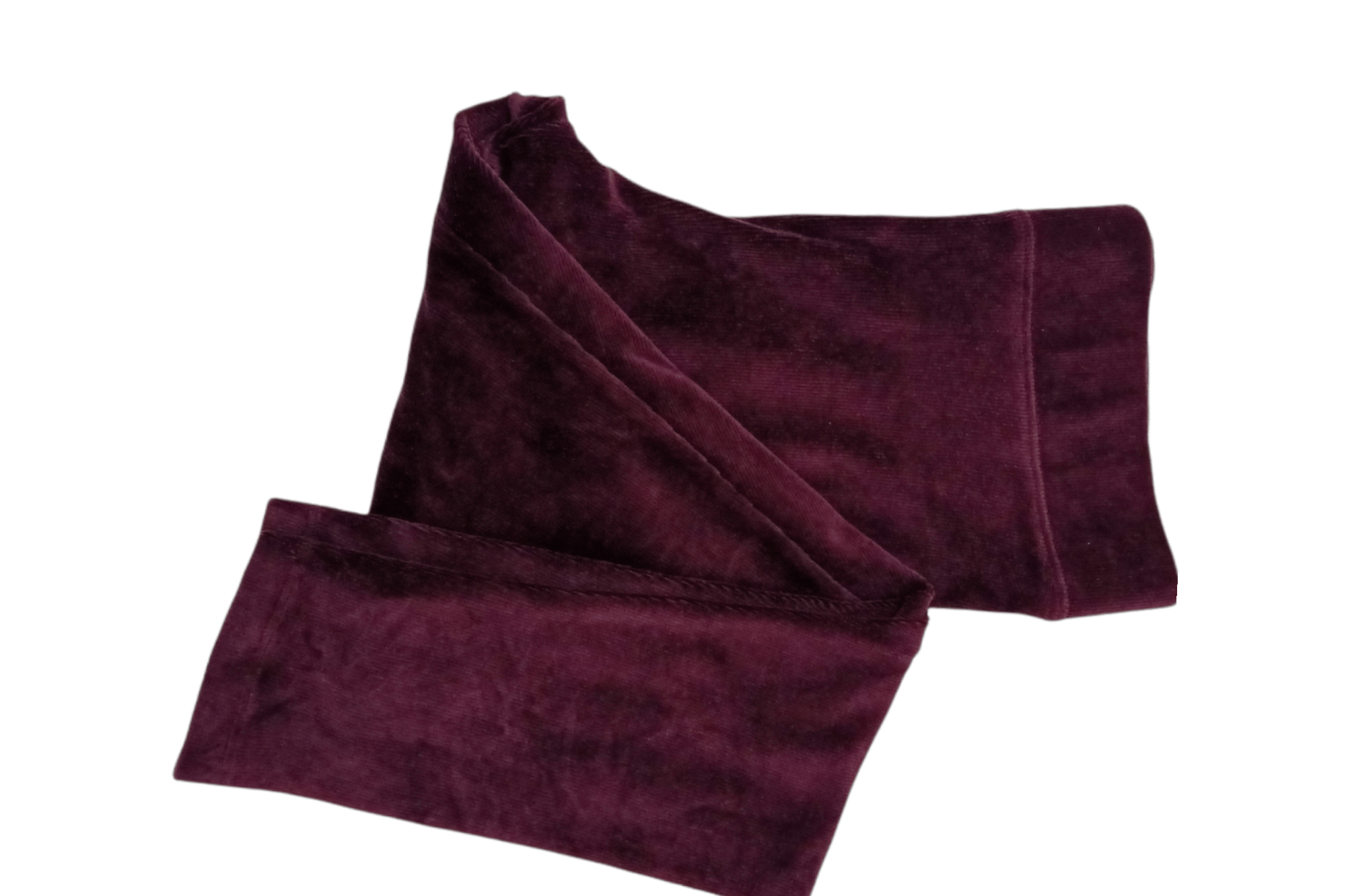 ElOutlet Pants Women Velvet Pants - purple / burgundy
