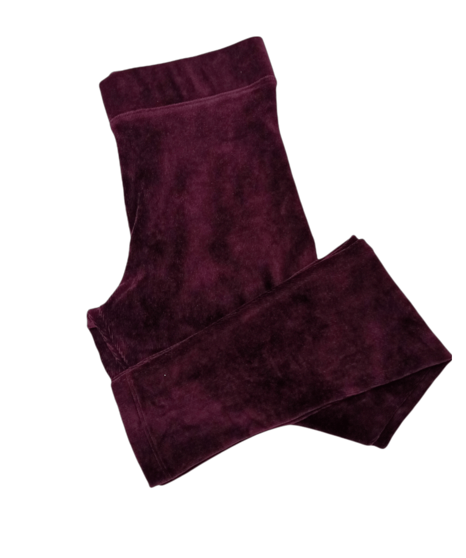 ElOutlet Pants Women Velvet Pants - purple / burgundy