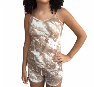 ElOutlet Pyjamas Beige Cut Tie-Dye Pyjama