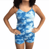 ElOutlet Pyjamas Blue Cut Tie-Dye Pyjama