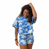 ElOutlet Pyjamas Blue Tie-Dye Pyjama (Women)