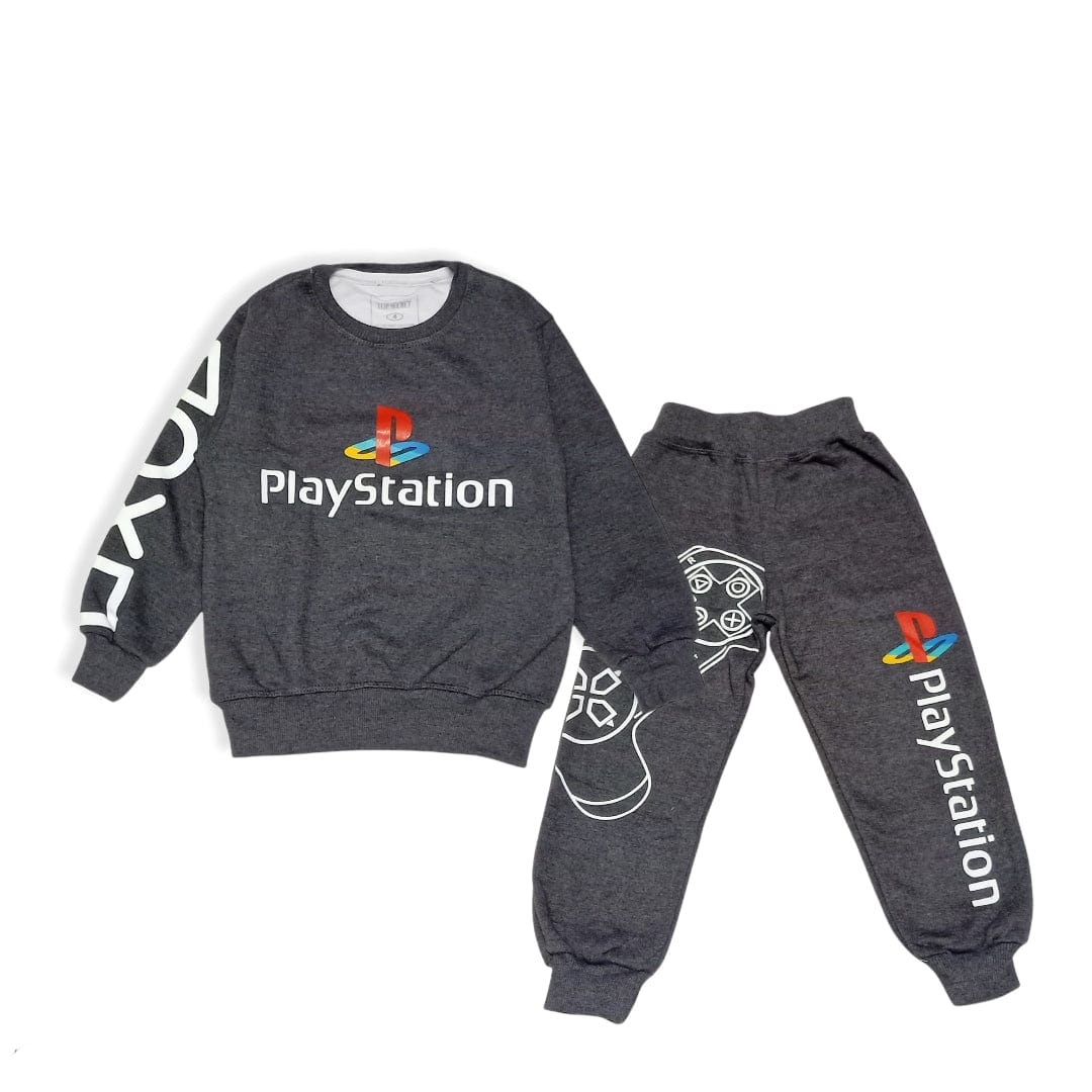 ElOutlet Pyjamas Boys Melton Pajama - Grey