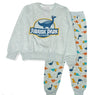 ElOutlet Pyjamas Boys Melton Pajama - Jurassic Park - Grey