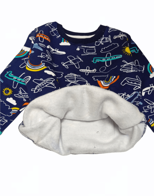 ElOutlet Pyjamas Boys Melton Pajama - Planes
