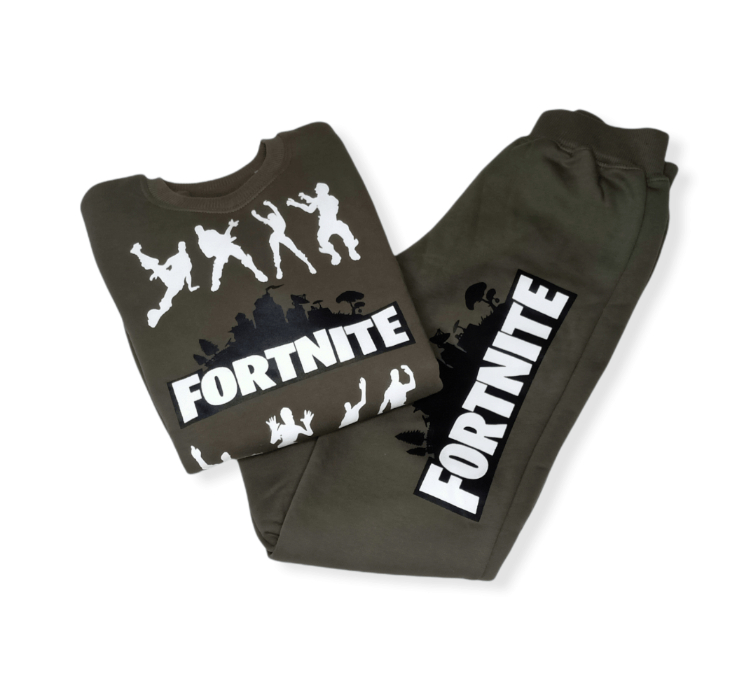 ElOutlet Pyjamas Boys Pajama - Fortnite - Olive Green