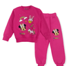 ElOutlet Pyjamas Girls Melton Pajama - Minnie - Fuchsia