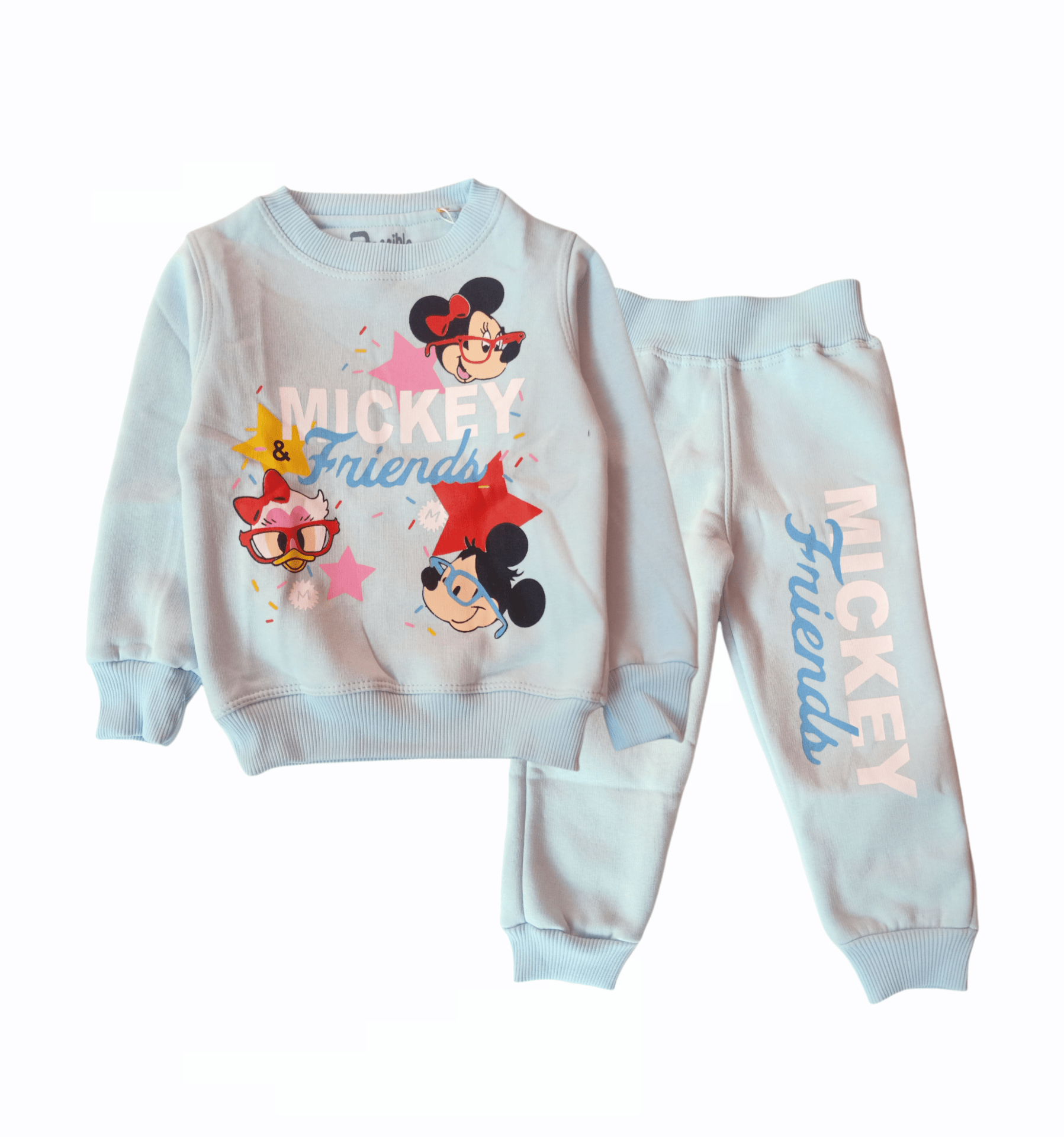 ElOutlet Pyjamas Girls Melton Pajama - Sky Blue