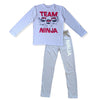 ElOutlet Pyjamas Kids Autumn Pajama - White x Grey