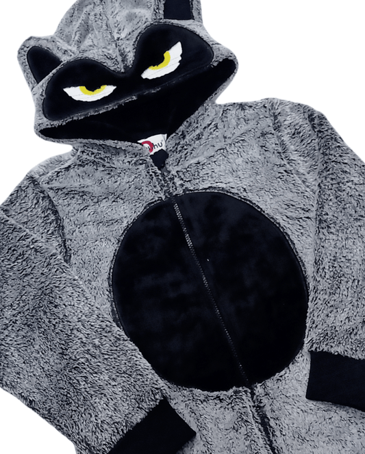 ElOutlet Pyjamas Kids Salopette (Onesie) - Black