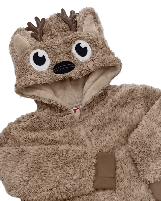 ElOutlet Pyjamas Kids Salopette (Onesie) - Brown