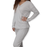 ElOutlet Pyjamas Women Cotton Pajama Set - Grey