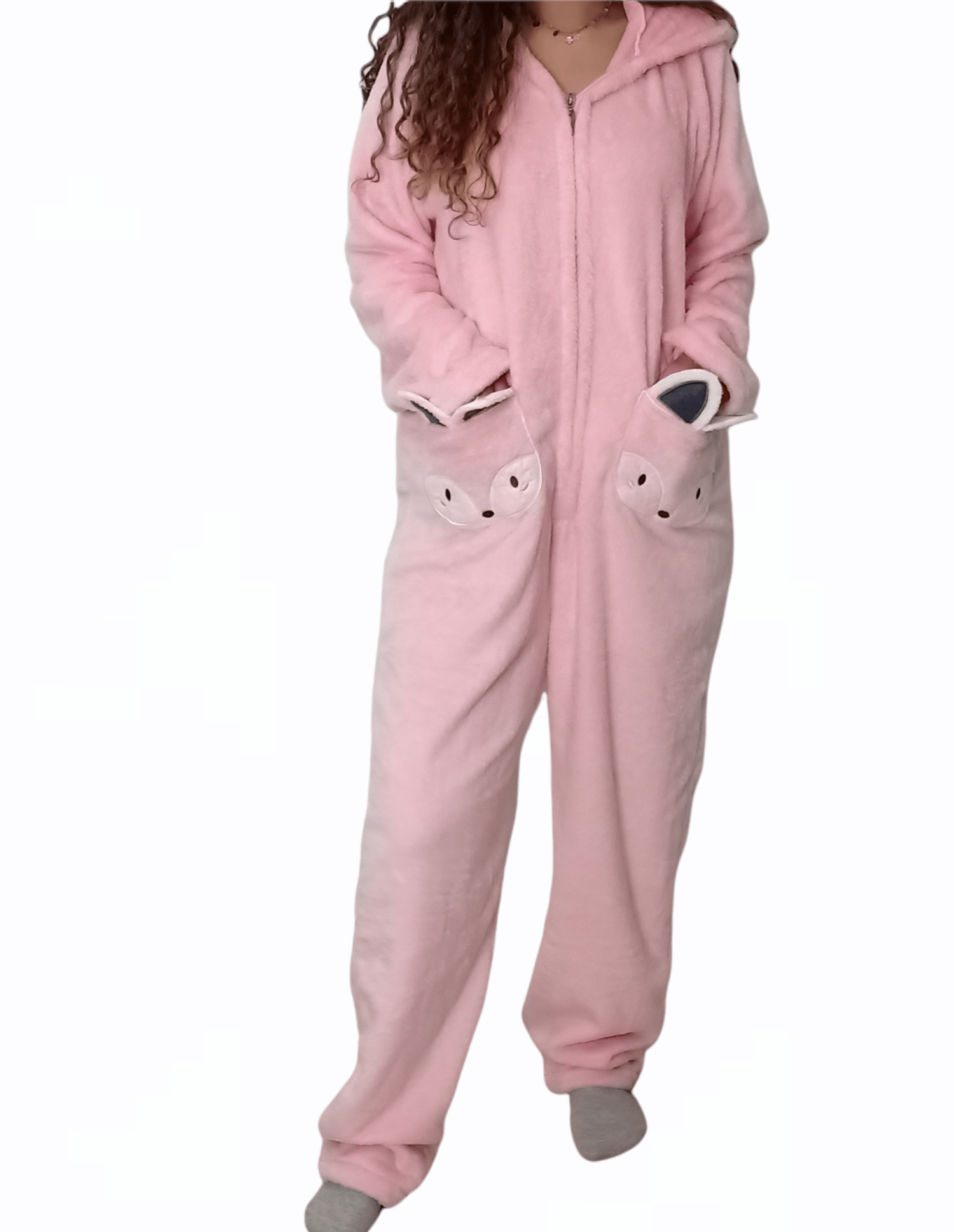 ElOutlet Pyjamas Women Pajama Jumpsuit (1-piece) - Pink