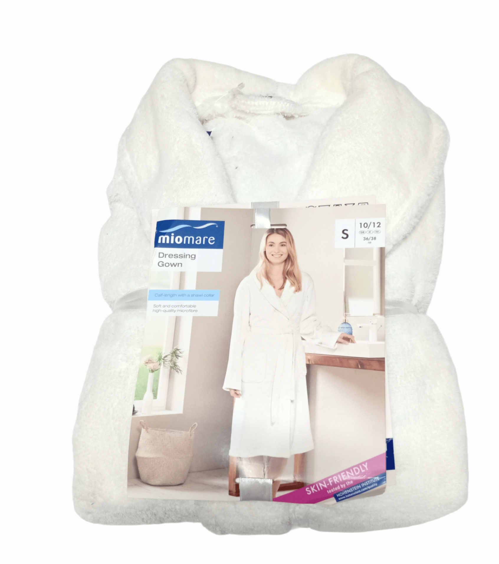 ElOutlet S Women Dressing Gown Soft - White