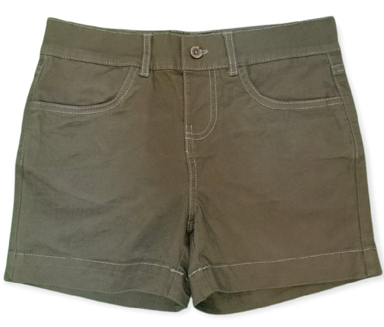 ElOutlet-Sumer Kids Girls Short Girls Short - anko - Olive Green Jeans