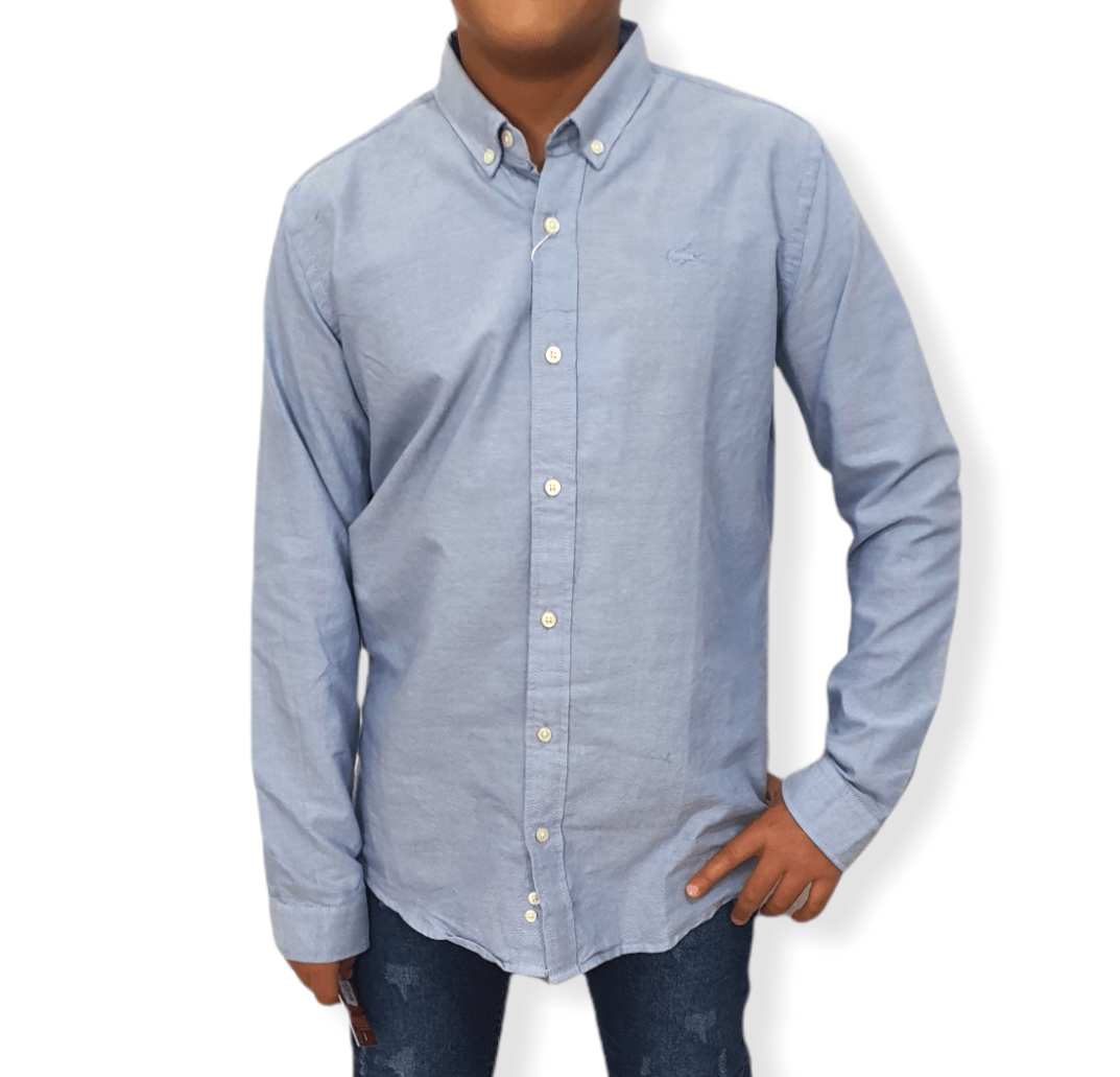 ElOutlet-Sumer Kids Kids Shirts [Kids] Long Sleeves Shirt - Blue