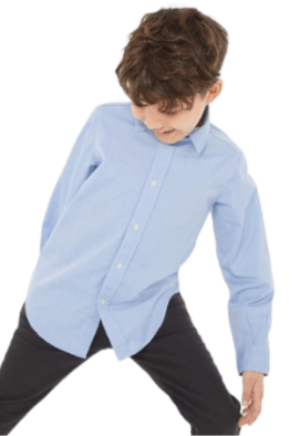 ElOutlet-Sumer Kids Kids Shirts [Kids] Long Sleeves Shirt - Blue