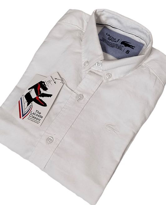 ElOutlet-Sumer Kids Kids Shirts [Kids] Long Sleeves Shirt - White
