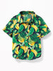 ElOutlet-Sumer Kids Kids Shirts size 10-12 [Kids] Boys Shirt - Green x Bananas