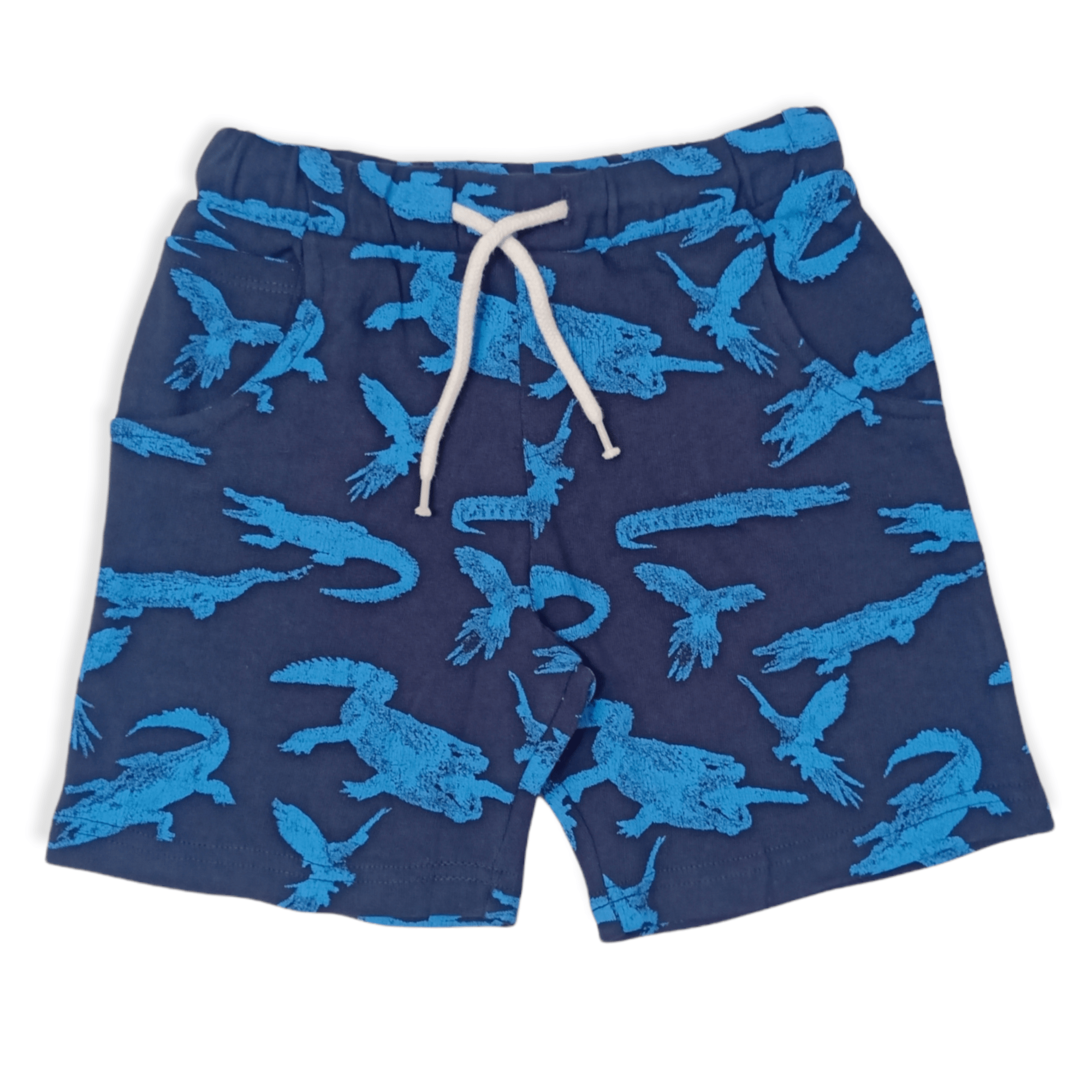 ElOutlet-Sumer Kids Kids Shorts Boys Cotton Short - Dinosaur - Blue