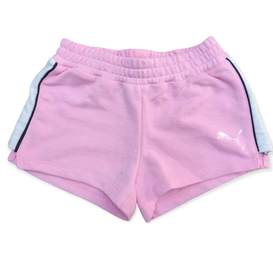 ElOutlet-Sumer Kids Kids Shorts Girls Sports Short - Pink x Grey line