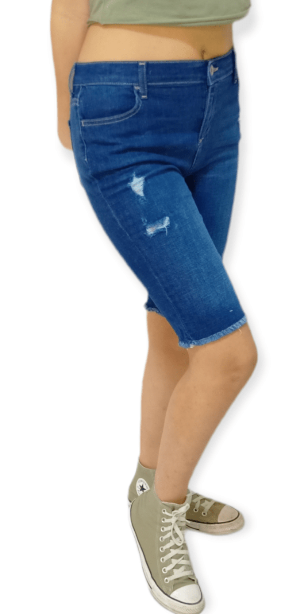 ElOutlet-Sumer Kids Kids Shorts [Kids] Girls Short - Place - Dark Blue long Jeans