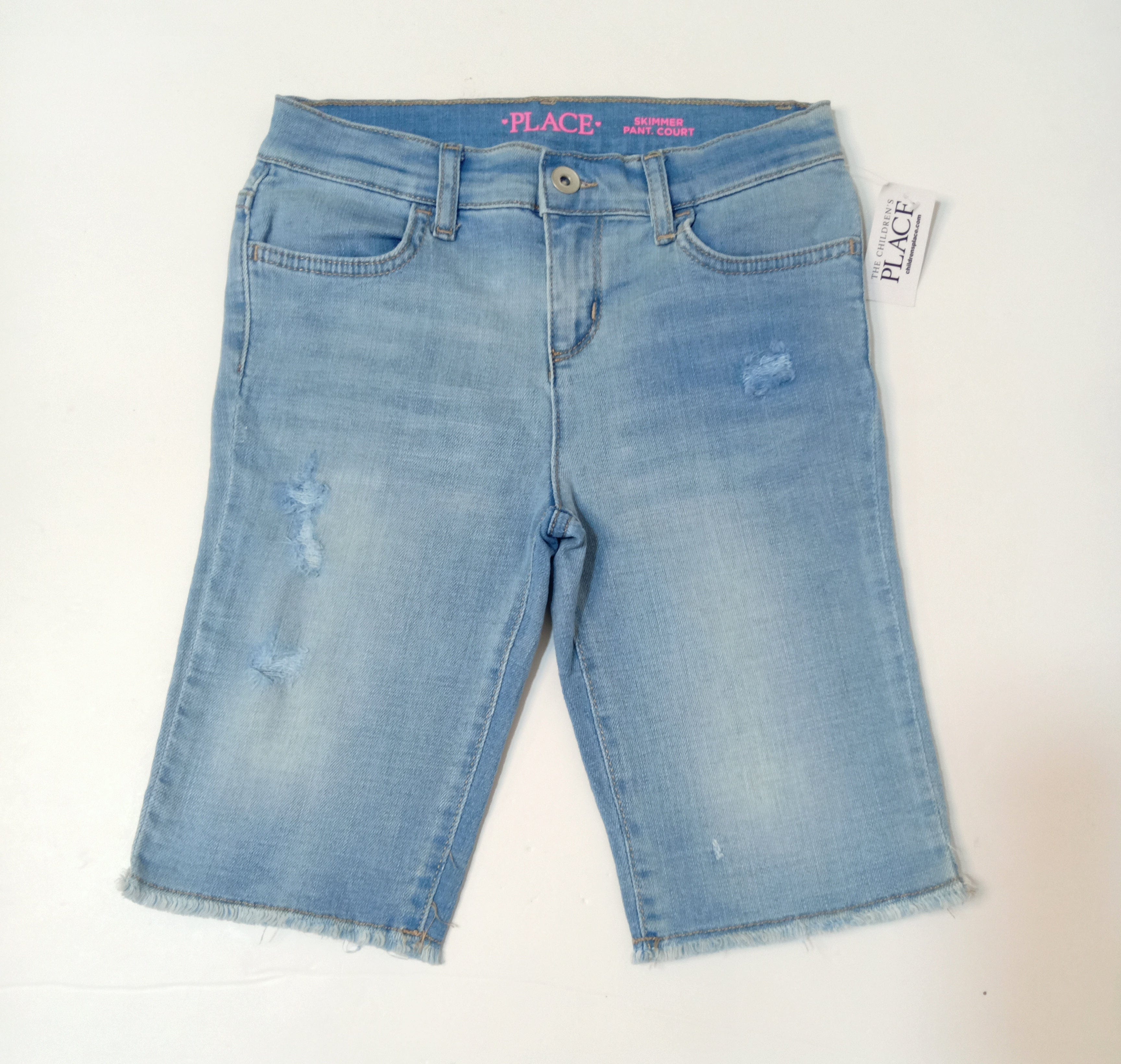 ElOutlet-Sumer Kids Kids Shorts [Kids] Girls Short - Place - Light Blue long Jeans